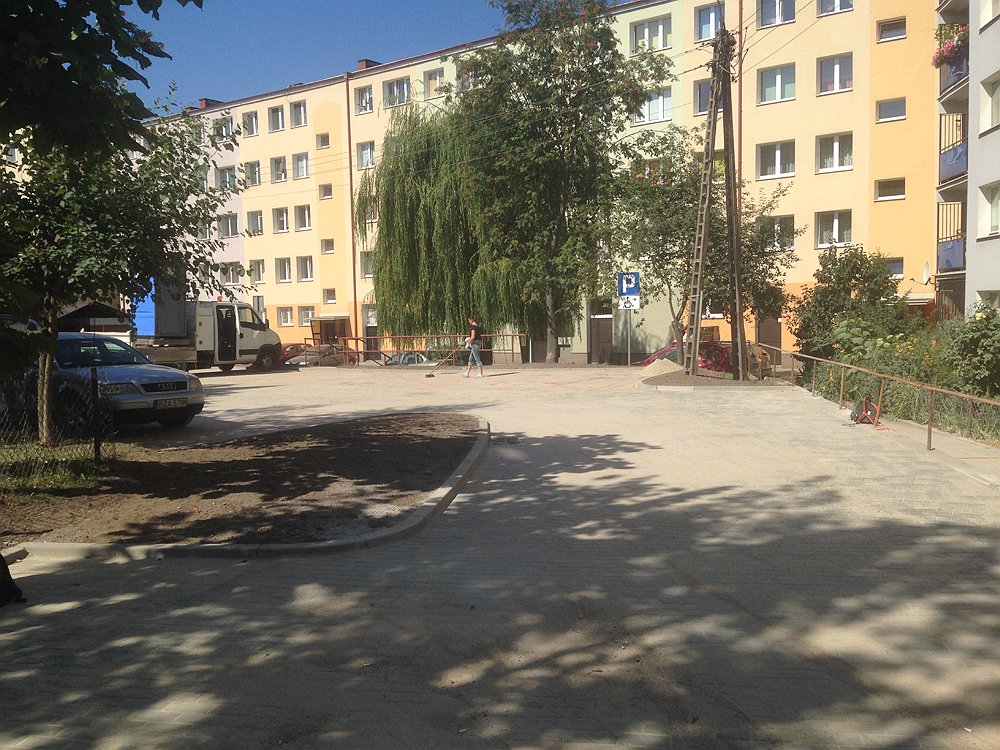 Parking ulica Krótka w Łomży