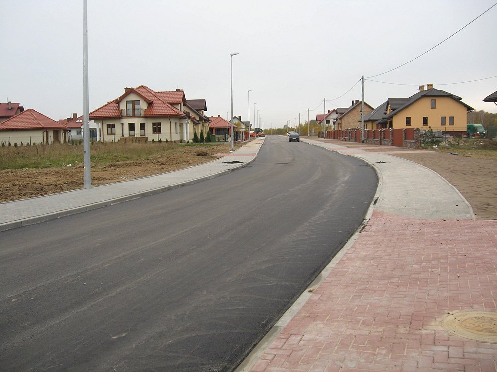 Ulica Świerkowa w Zambrowie